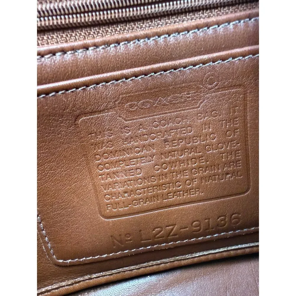 Coach Soho Brown Leather Shoulder Bag Vintage Y2K Full Grain Leather Buckle